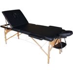 Складной массажный стол DFC Nirvana Relax Pro (чёрный)